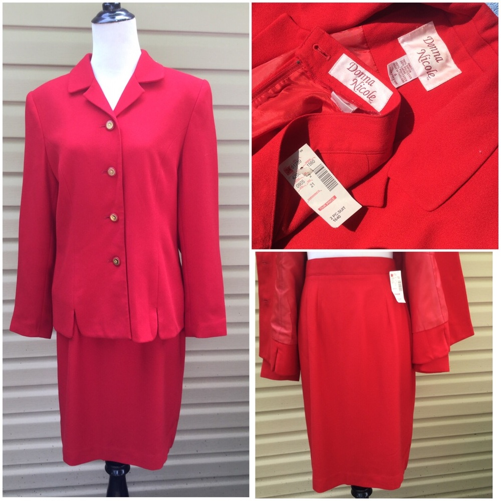 Donna Nicole Skirt & Jacket Suit